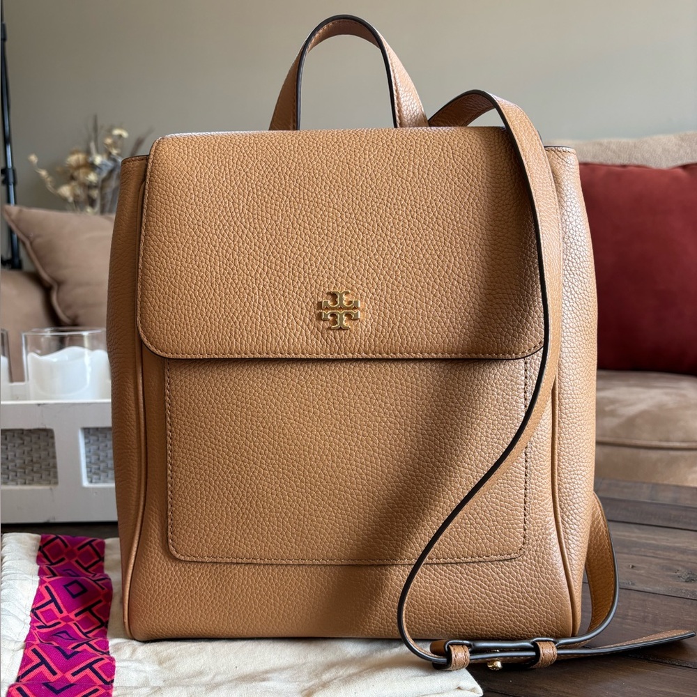 Like New! Tory Burch Carter Flap Backpack